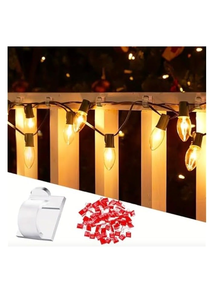 erorex Self-Adhesive Cable Clips 30 PCS– Wire Organizer Holder for Wall, Desk, Car, Dash Cam, Christmas Lights – Cable Management for PC, TV, Ethernet & Electric Wires – Indoor/Outdoor Use - Image 4