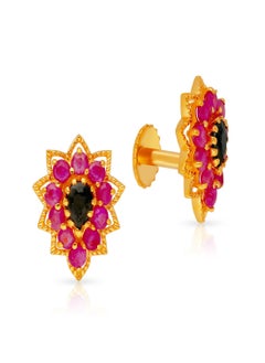 Malabar Gold and Diamonds 22 Carat 916 Purity Precia Gemstone Earrings PGNFNC047ER5Y  - Image 1