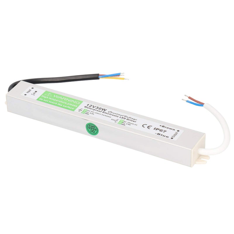 30W IP67 Waterproof LED Power Supply Transformer AC90 250V To DC12V Adapter - Image 4
