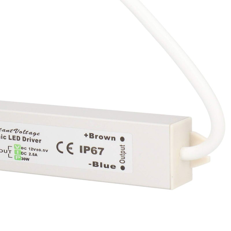 30W IP67 Waterproof LED Power Supply Transformer AC90 250V To DC12V Adapter - Image 3