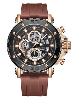 T5 T5 Men's Chronograph Silicone strap Watch  - Image 1