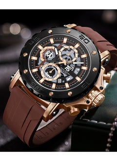 T5 T5 Men's Chronograph Silicone strap Watch  - Image 2