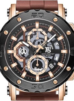 T5 T5 Men's Chronograph Silicone strap Watch  - Image 4