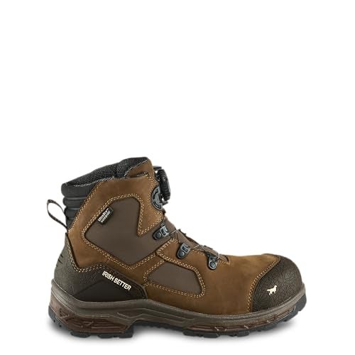 Irish Setter, Kasota, Men’s, 6", BOA, Waterproof, Non-Metallic Safety Toe, Work Boot, Brown, 11 D (Medium) - Image 4