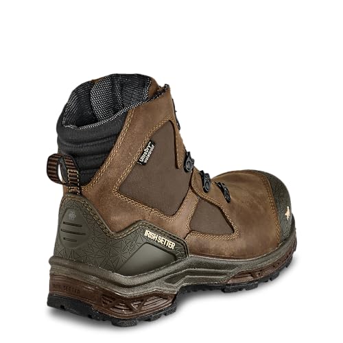 Irish Setter, Kasota, Men’s, 6", BOA, Waterproof, Non-Metallic Safety Toe, Work Boot, Brown, 11 D (Medium) - Image 3