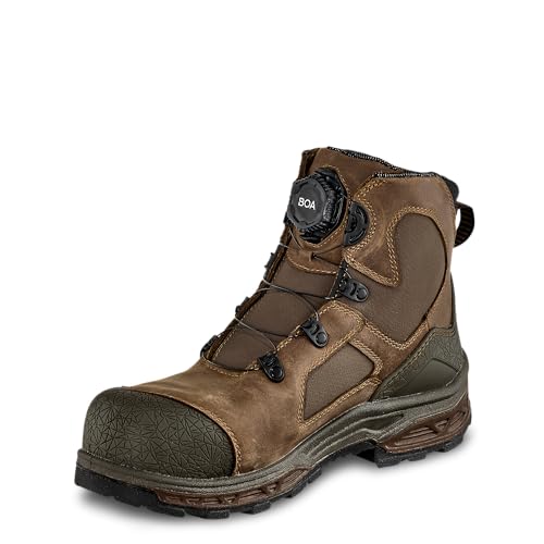 Irish Setter, Kasota, Men’s, 6", BOA, Waterproof, Non-Metallic Safety Toe, Work Boot, Brown, 11 D (Medium) - Image 1
