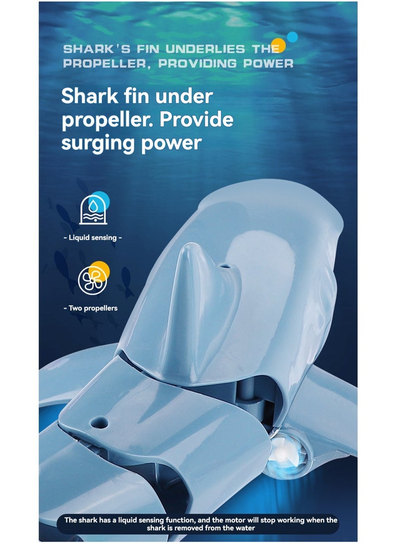 Golden Flat Head Mini Remote Control Whale, Simulation Electric Underwater Animal Toy Model Suitable For Swimming Children'S Swimming Pool Bathtub  - Image 4