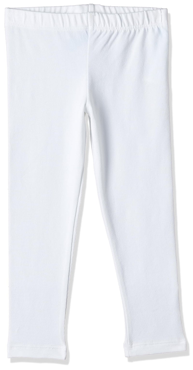 The Childrens Place Girls Baby and Toddler Capri Leggings White 5T