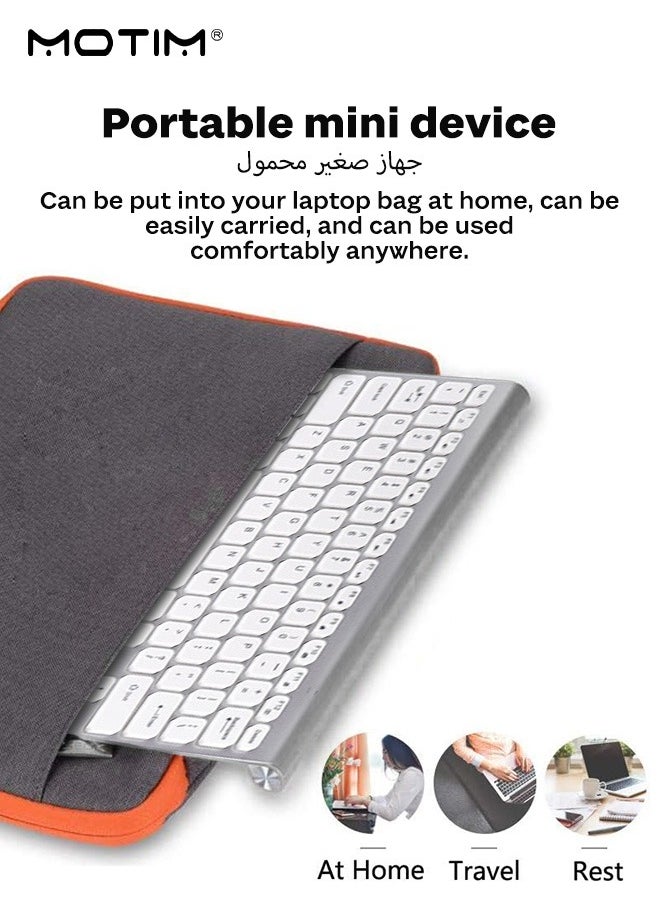 Motim Slim Wireless Keyboard and Mouse Combo, 2.4G Wireless Keyboard 1200 DPI Mouse, Silent Mute Keyboard Set, Smart Power Saving Design, Optimized Keys  - Image 3