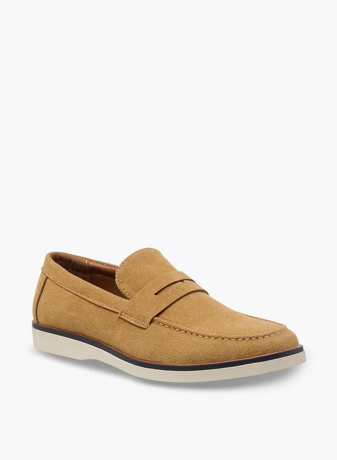 LBL by Shoexpress Men Textured Slip-On Loafers