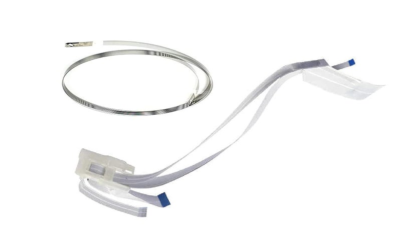 Combo - Head Cable with CR Sensor Cable Set and CR Encoder Scale Compatible for Epson L210 Printer