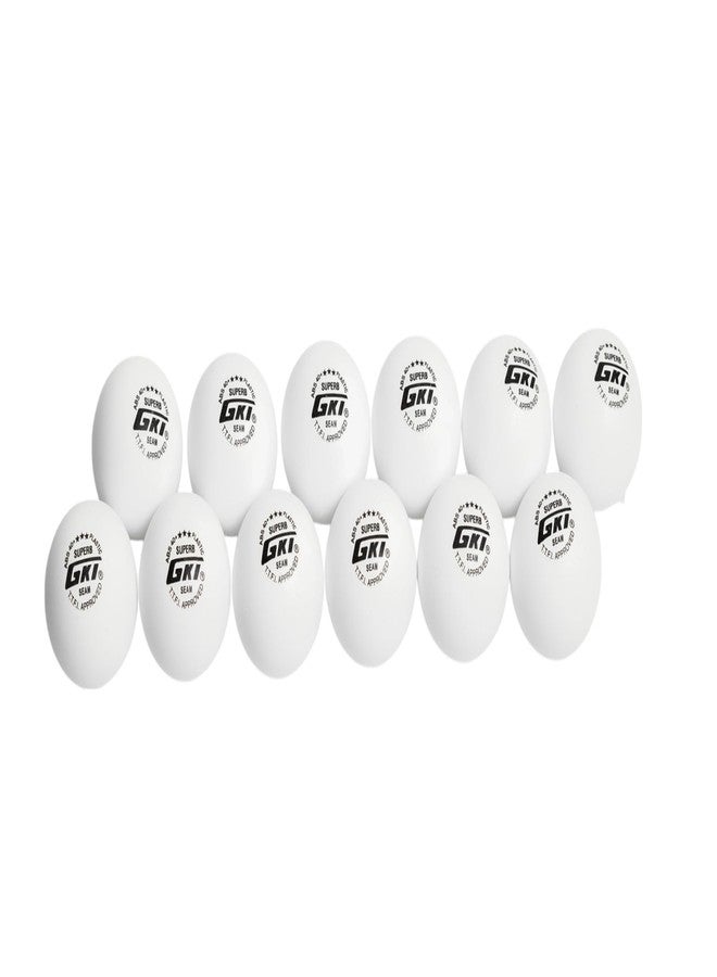 GKI Plastic Superb Tennis Ball (White, 40+) Standard Size, Pack of 12 - Image 4