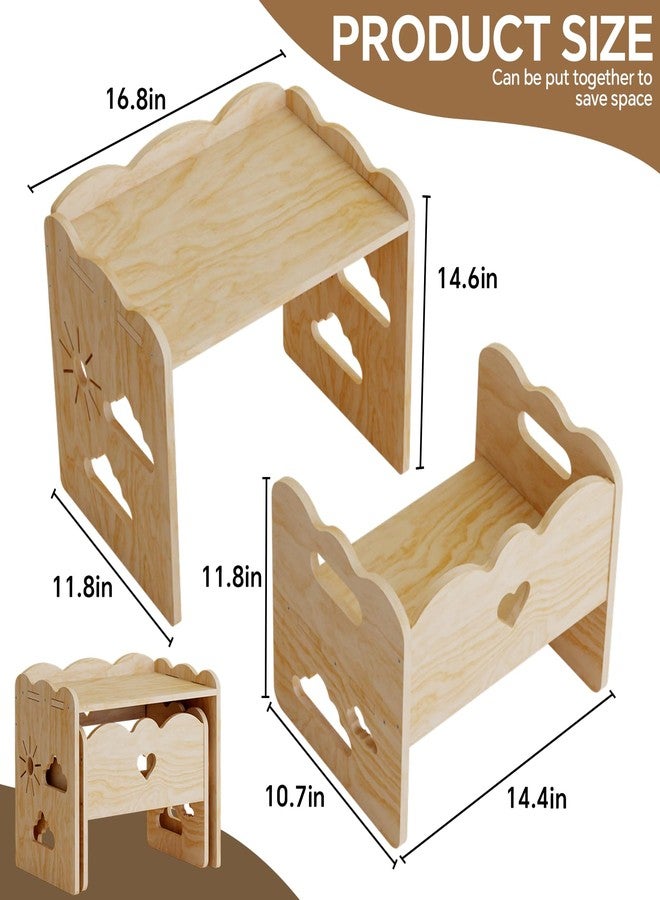 BPMFDTNL Montessori Table and Chair Set -Toddler Table and Chair Set,Wood Toddler Table and Chairs, Weaning Baby Tables Chair Set,1-3 Year Old Kids Ldeal for Mealtime, Learning, and Play - Image 2