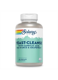 Solaray Yeast-Cleanse -- 180 Vegetarian Capsules