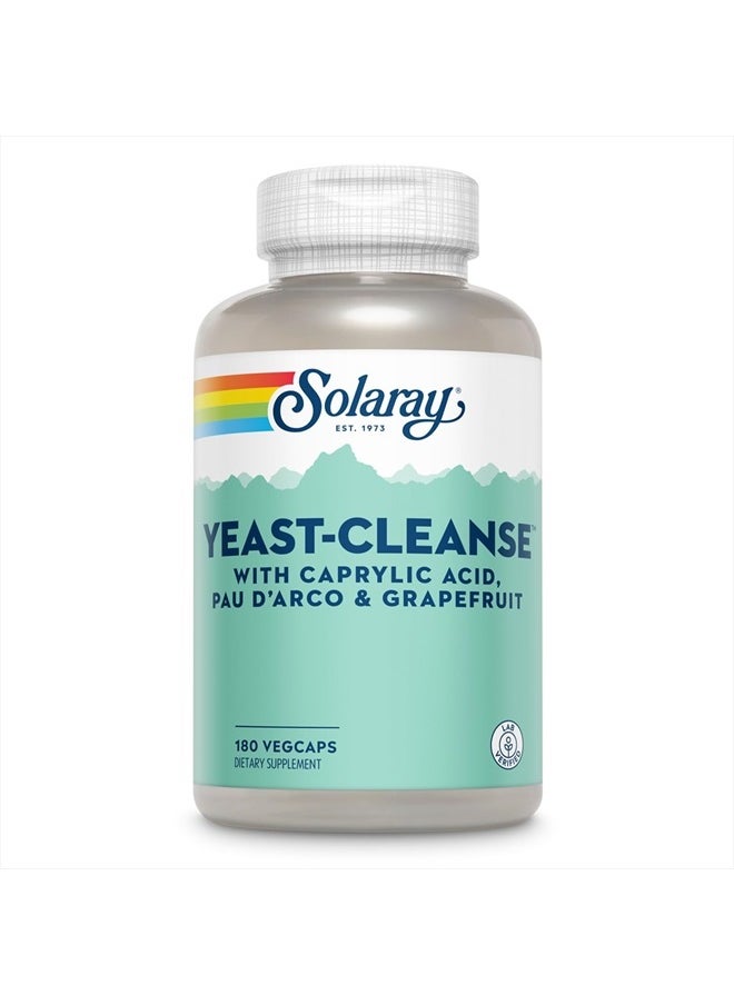 Solaray - Solaray Yeast-Cleanse -- 180 Vegetarian Capsules - Image 1