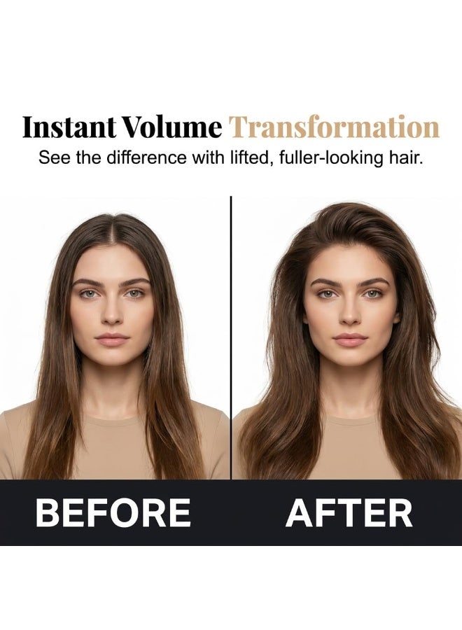 Heated Root Volumizer Clip, Hair Crown Lifting Styler Booster (Beige) | 2-Temperature Control Hair Volume Tool for Fine & Thick Hair, Portable Type-C Rechargeable Styling Clip for Women - Image 3