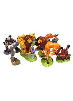 Trunkin Trunkin The Lion King Polyvinyl Chloride Action Figures 9 Pcs | Simba L Nala L Rafiki L Pumba L Zazu L Timon L Mufasa Collectible Figures,Multicolor  - Image 4