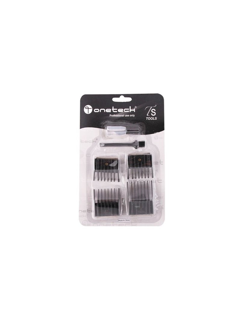 وان تيك مشط قص الشعر البلاستيكي الاحترافي من ون تيك KZ-H41 - متين ومقاوم للحرارة ومضاد للكهرباء الساكنة، مثالي لقص الشعر وتصفيفه بدقة - Image 1