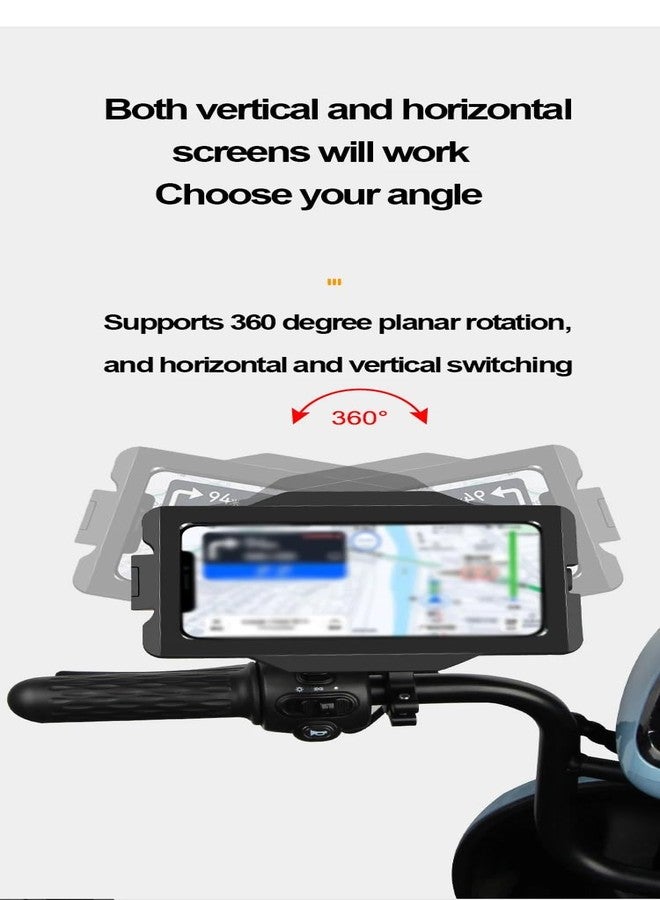 GUB Plus 16 Waterproof Phone Holder Full Sealed Touch Screen Bike Mount Phone Case Cover for Cellphone GPS etc Black - Image 5