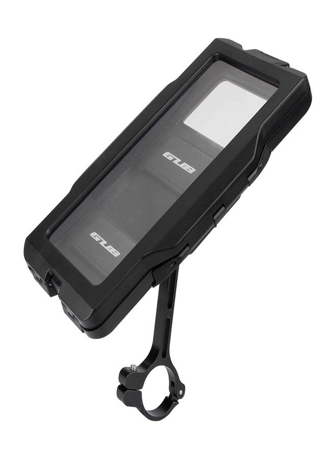 GUB Plus 16 Waterproof Phone Holder Full Sealed Touch Screen Bike Mount Phone Case Cover for Cellphone GPS etc Black - Image 1