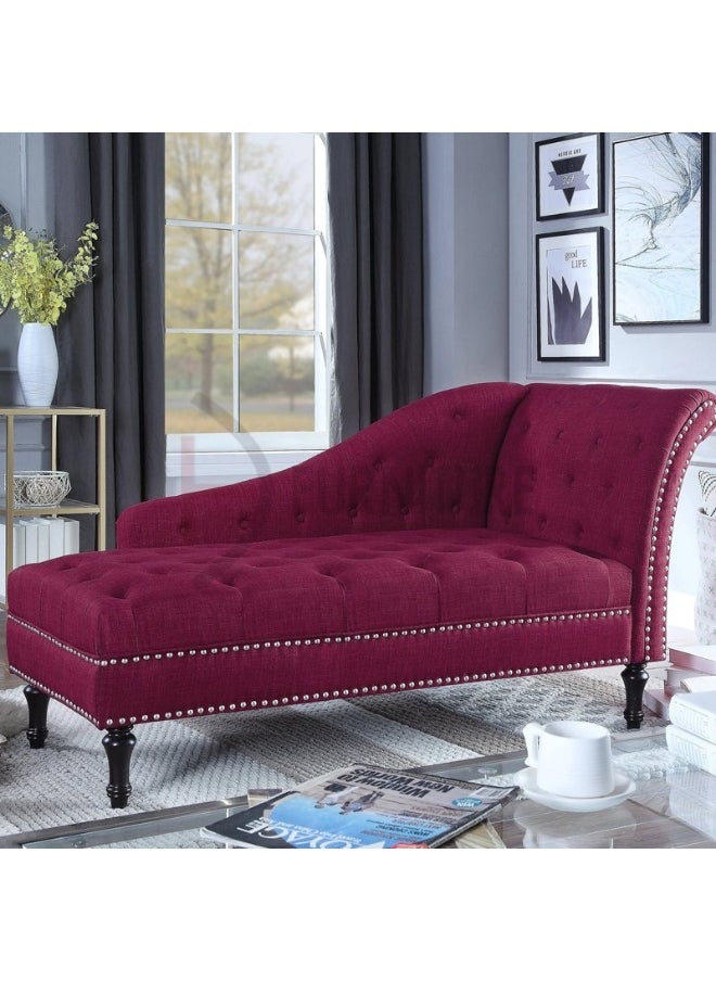 DIVINE FURNITURE Tufted One Right-Arm Chaise Lounge Sofa  - Image 4