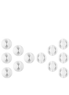 Y&D Cable Clips Self Adhesive Desk Cord Organizing Wire Holder System Hooks for Durable Management Long Lasting Desktop Tidy TV PC Laptop  - Image 1