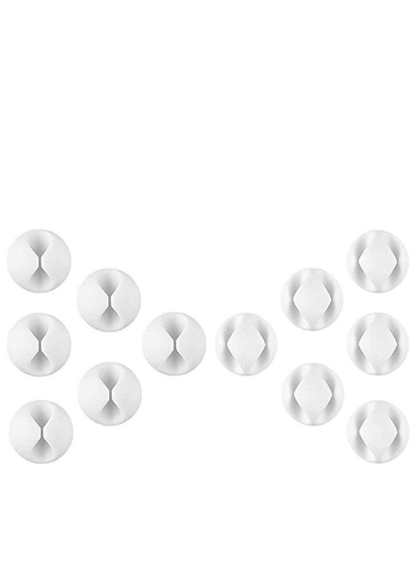 Y&D - Cable Clips Self Adhesive Desk Cord Organizing Wire Holder System Hooks for Durable Management Long Lasting Desktop Tidy TV PC Laptop - Image 1