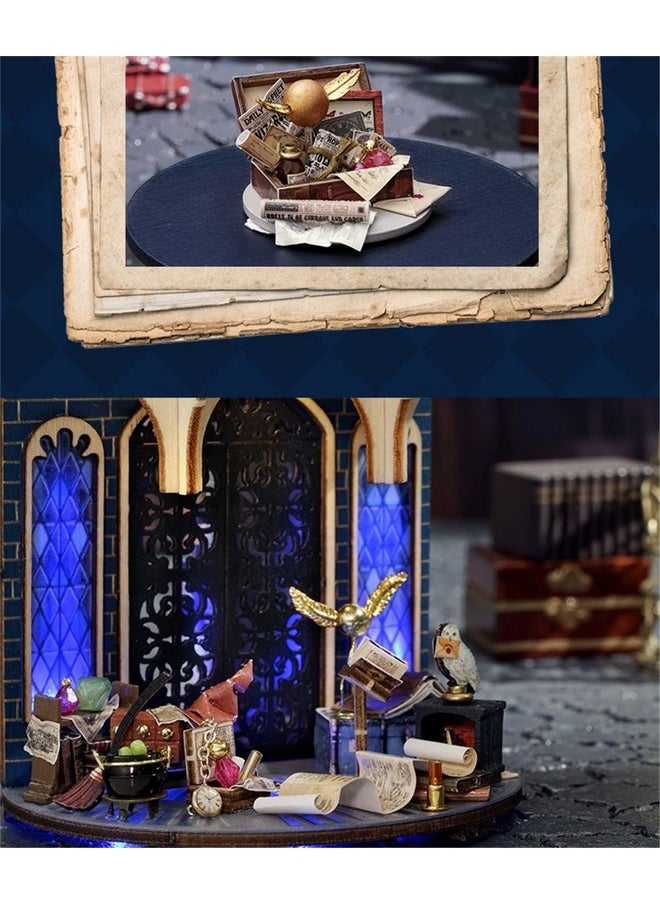 Flever Flever Dollhouse Miniature DIY House Kit Creative Room Dream Bottle Series with Furniture for Romantic Valentine's Gift (Magic Gate)  - Image 5