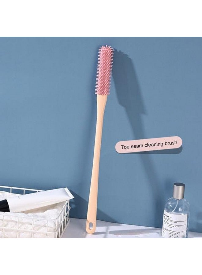 SMARAN Foot Toe Gap Brush - Soft Bristle Toe Cleaning Tool for Foot Care, Pedicure, and Hygiene - Ideal for Shower Use - Image 1