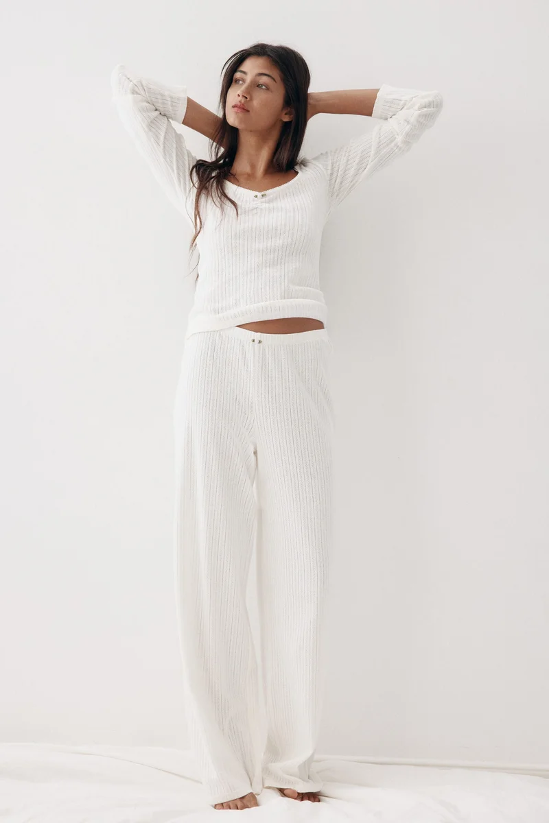 H&M Cotton pointelle pyjamas