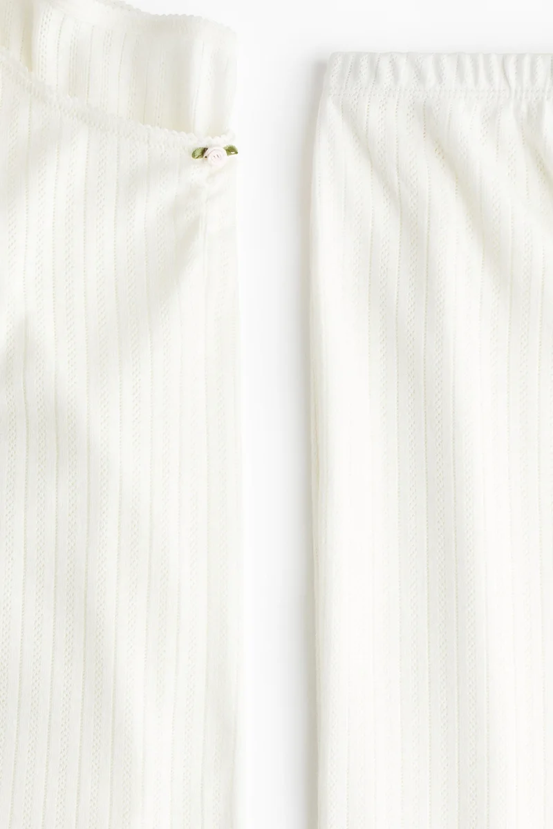 H&M Cotton pointelle pyjamas