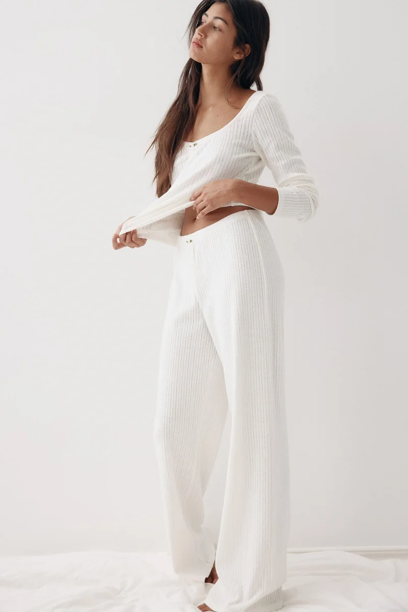 H&M Cotton pointelle pyjamas
