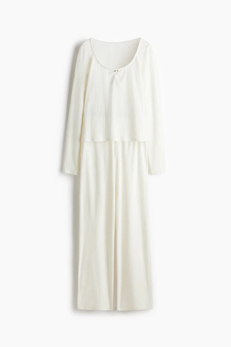 H&M Cotton pointelle pyjamas