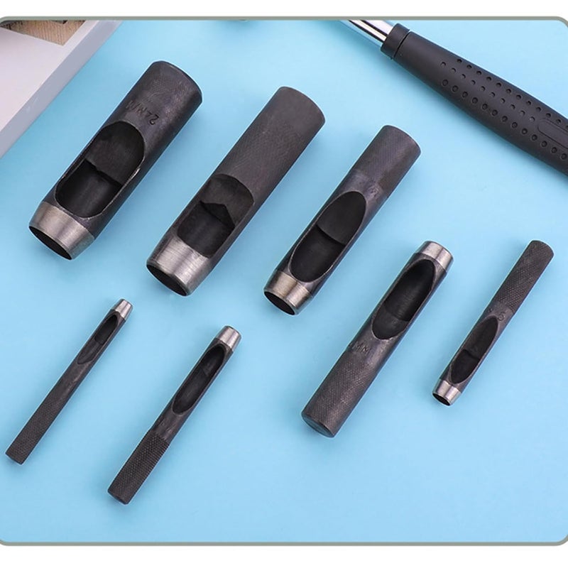 D Color Professional Hollow Leather Punch Tool For Watch Bands Belts Canvas - Image 5