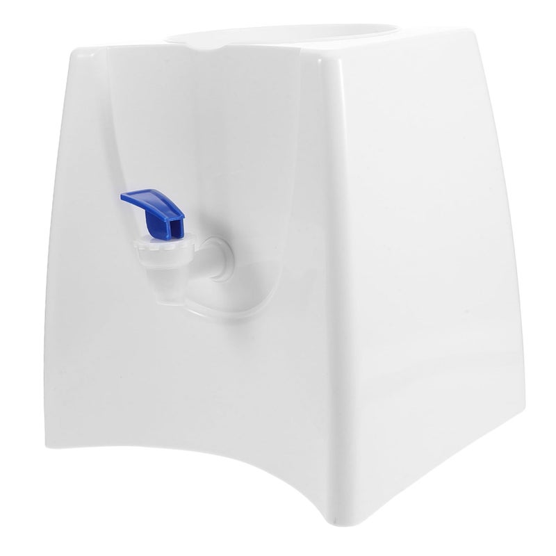 Compact White Portable Countertop Water Cooler with Faucet for Bottled Water Beverages Home Dorm Camping - Image 2