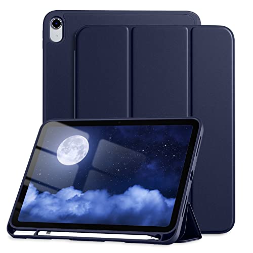 Dirrelo Compatible with iPad A16 11th Generation Case 11 Inch 2025 New for iPad 10th Generation Case 109 Inch 2022 Trifold Stand TPU Protective Cover with Pencil Holder Auto SleepWake Navy - Image 1