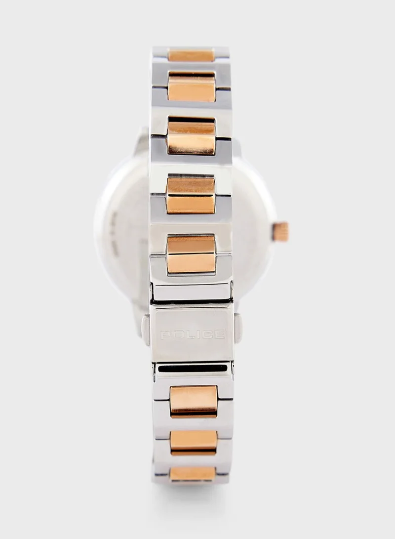 POLICE Donan Steel Strap Analog Watch