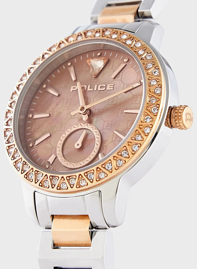 POLICE Donan Steel Strap Analog Watch
