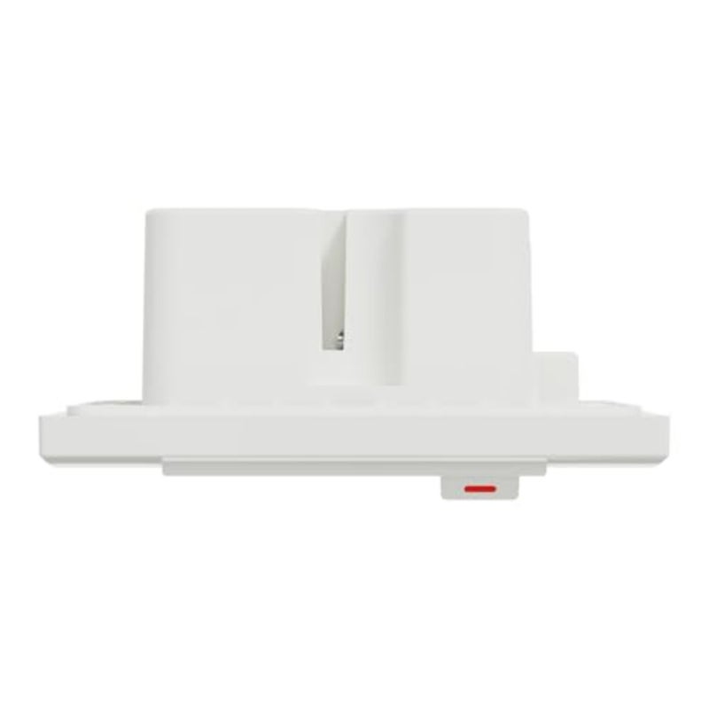 مقبس واحد بمفتاح مع منافذ USB A+C للاستخدام المنزلي والمكتبي، بلاستيك ABS أبيض، تصميم مضغوط مع تصنيف 13A وحماية IP20 - Image 3