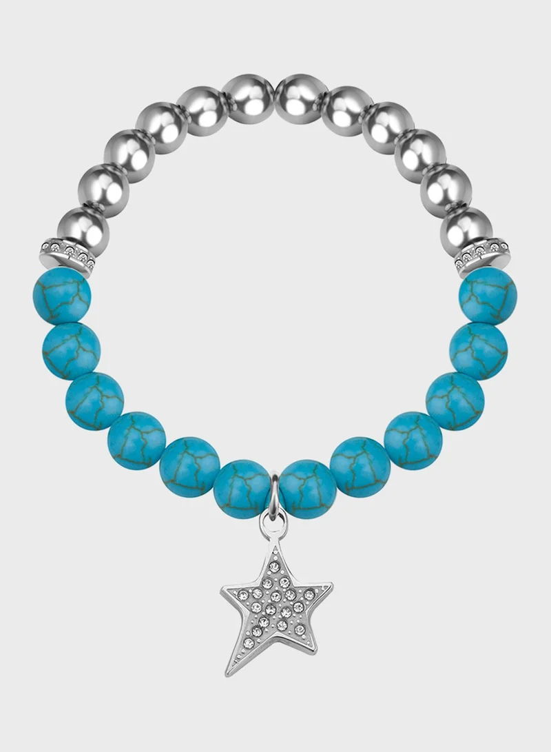 POLICE Talisman Beaded Bracelet
