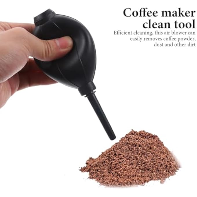 ريحني منفاخ هواء متعدد الأغراض لتنظيف مطاحن القهوة وإزالة الغبار، تصميم محمول وصديق للبيئة أسود بمقاس 57 × 19 × 19 بوصة - Image 3