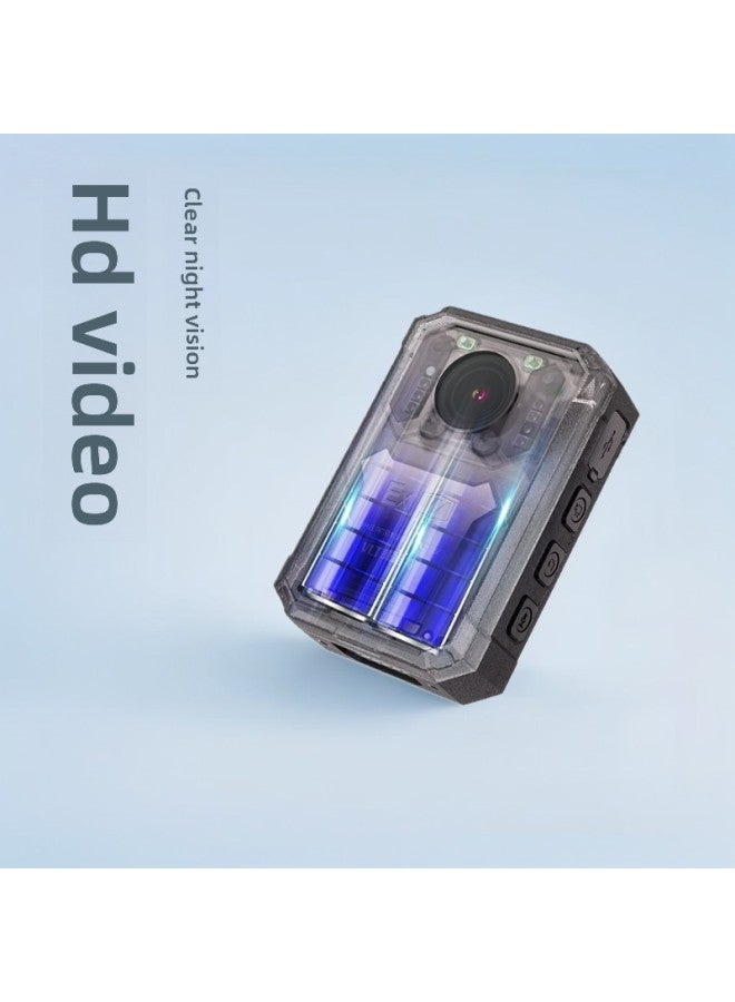 Generic Special Law Enforcement Recorder Outdoor Night Vision HD Video Recording Camera Clip-on Hunting Recorder-Body Color:Individual 64g Memory Card  - Image 1