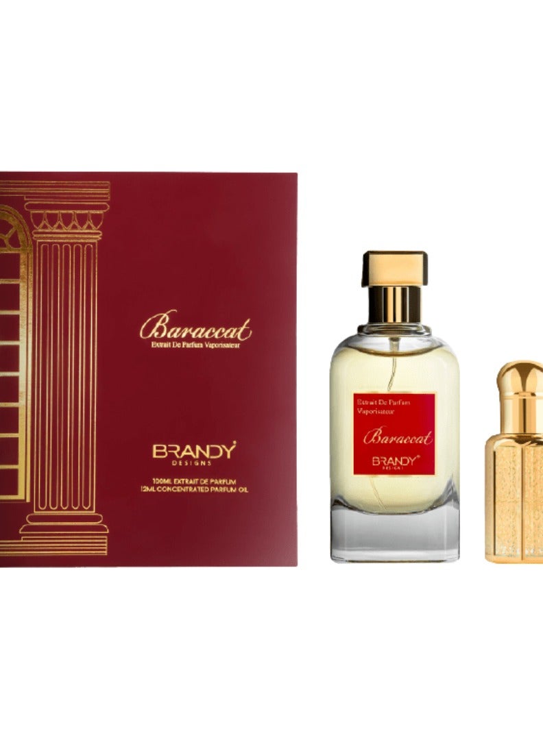 Brandy Designs Baraccat Eau de Parfum for Unisex – 100ml / 3.4 oz - Image 2