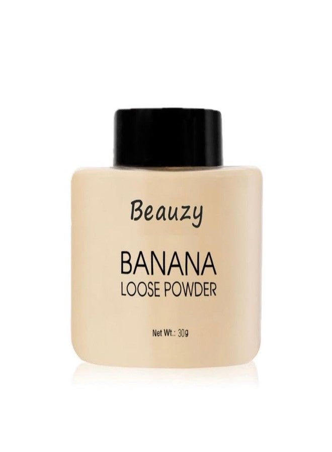Beauzy Banana Loose Powder |Make Up Setting Powder |Provides Long-lasting Coverage |Reduces Shine|Loose Powder (Banana Powder) 30 grams - Image 1