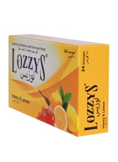 LOZZYS Lozzys Honey & Lemon, Dual Anti-Bacterial Action, Fast Effective Relief from the Symptoms of Sore Throats, 24 Lozenges  - Image 3