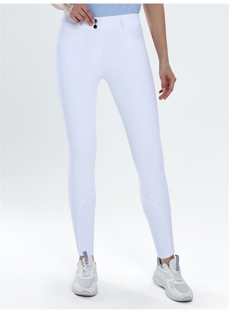 عام المرأة ركوب الخيل السراويل مقعد كامل سيليكون الفروسية المؤخرات الجوارب الخيل مع جيوب - Image 1