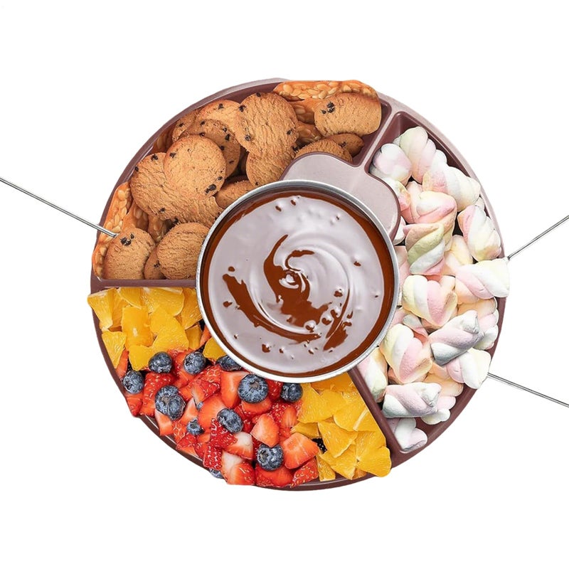 Chocolate Fondue Warmer Cup For Candy Melting Butter Creamy Desserts Milk Coffee Kitchen - Image 2