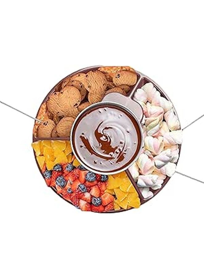 Chocolate Fondue Warmer Cup For Candy Melting Butter Creamy Desserts Milk Coffee Kitchen - Image 1