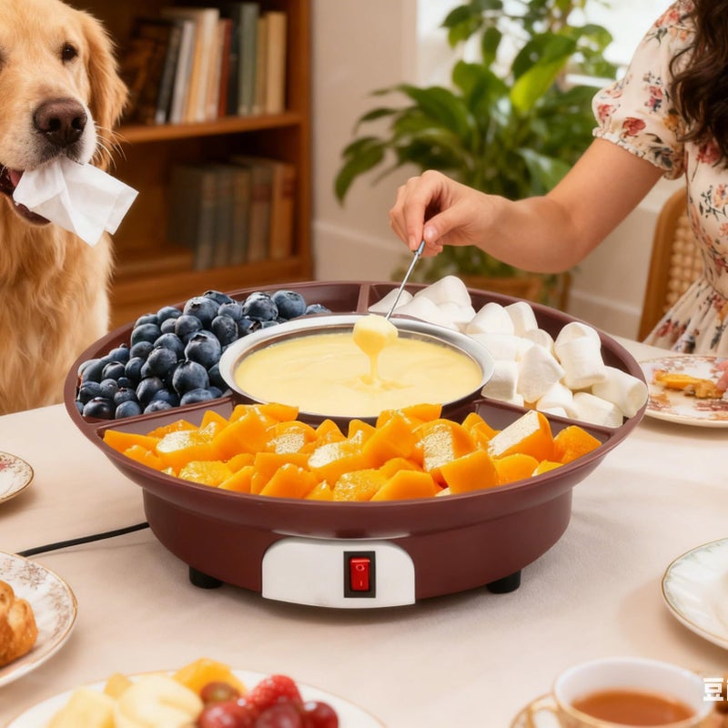 Chocolate Fondue Warmer Cup For Candy Melting Butter Creamy Desserts Milk Coffee Kitchen - Image 4