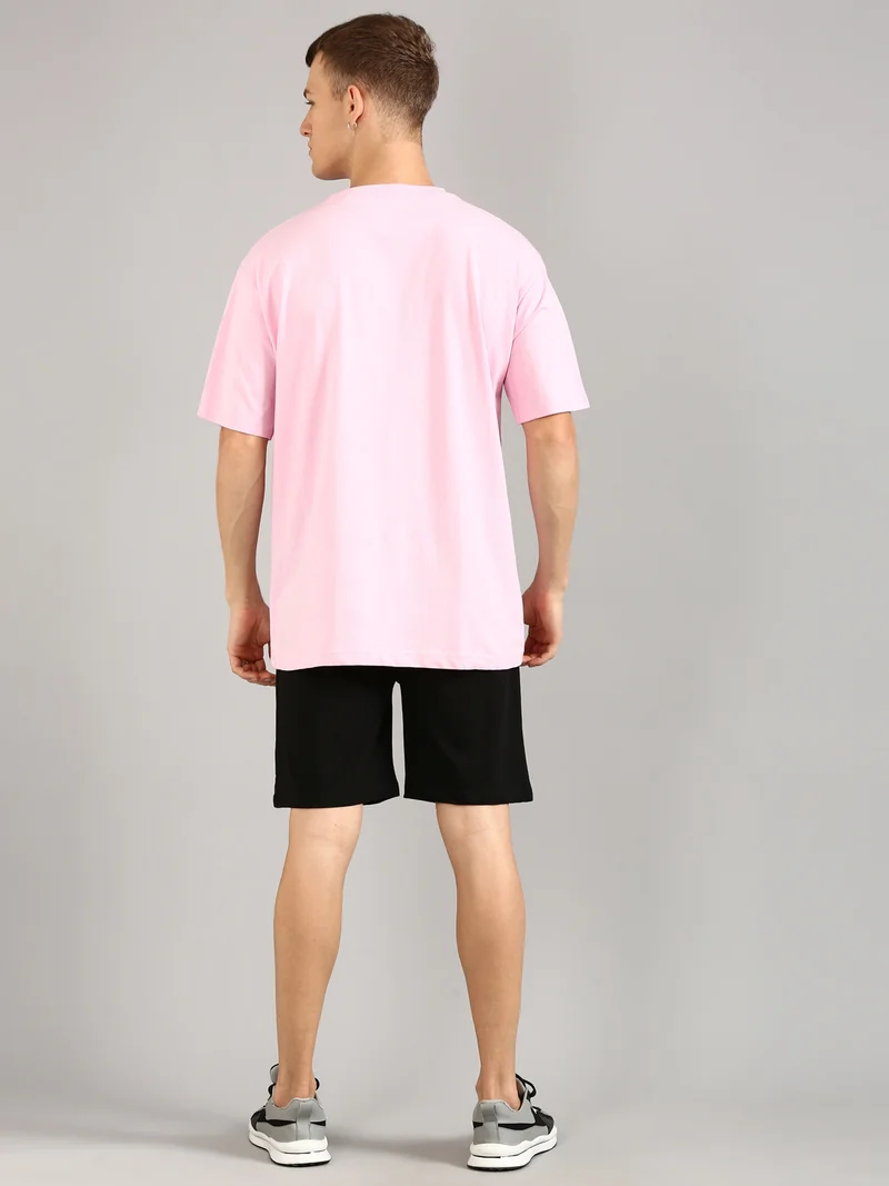 جوفن طقم رجالي وردي وأسود متناسق